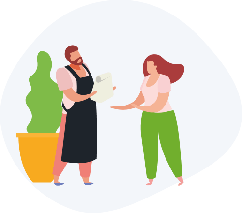Illustration retrait d'une commande Click and collect